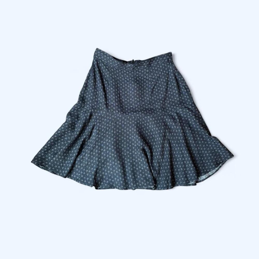 Vintage Late 80s-Early 90s Flowy Michelle Stuart Skirt Made in USA